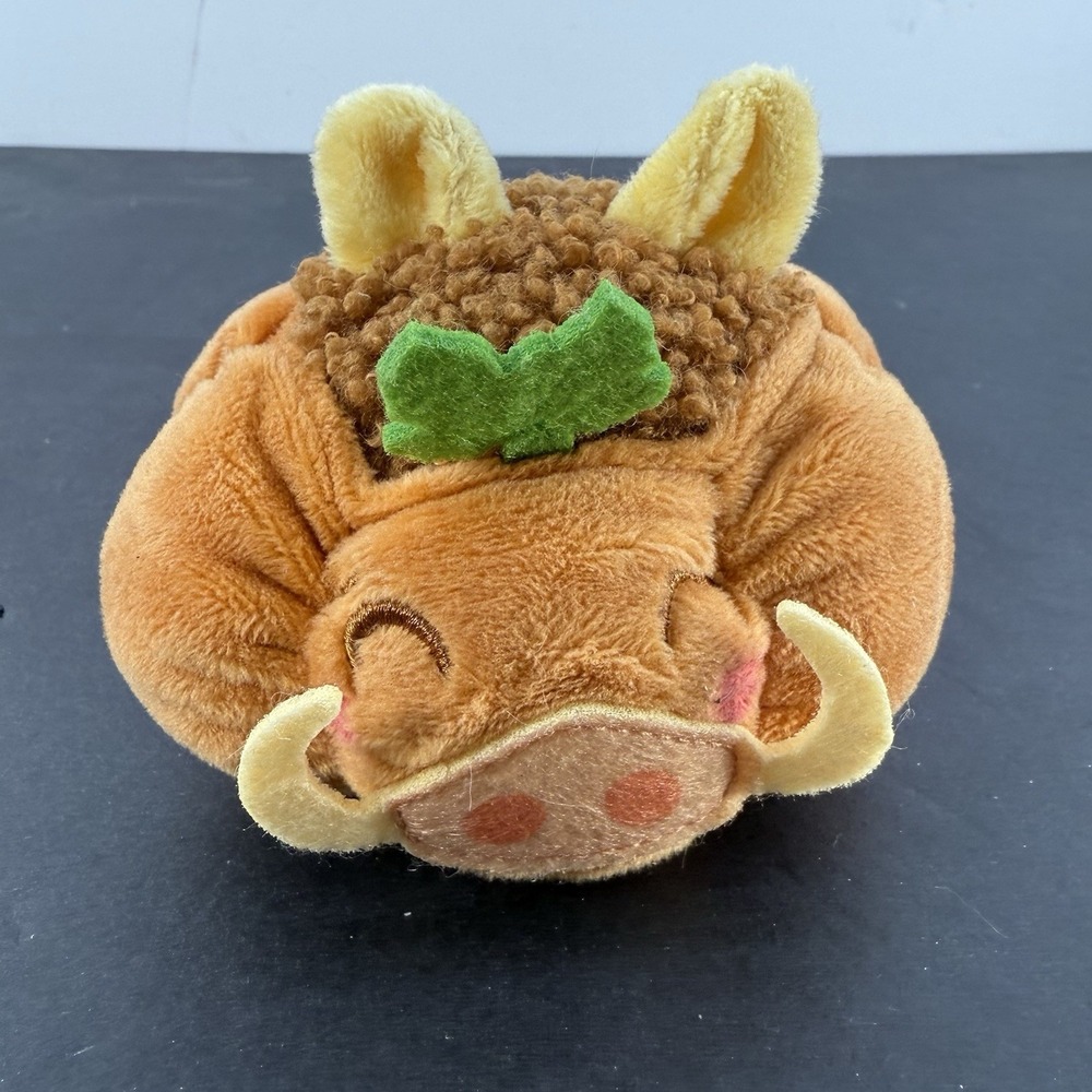 Disney Munchlings Pumpkin Sage Scented Pumbaa Lion King Warthog Plush 3 Inch